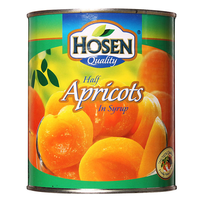 3000g canned apricots havles